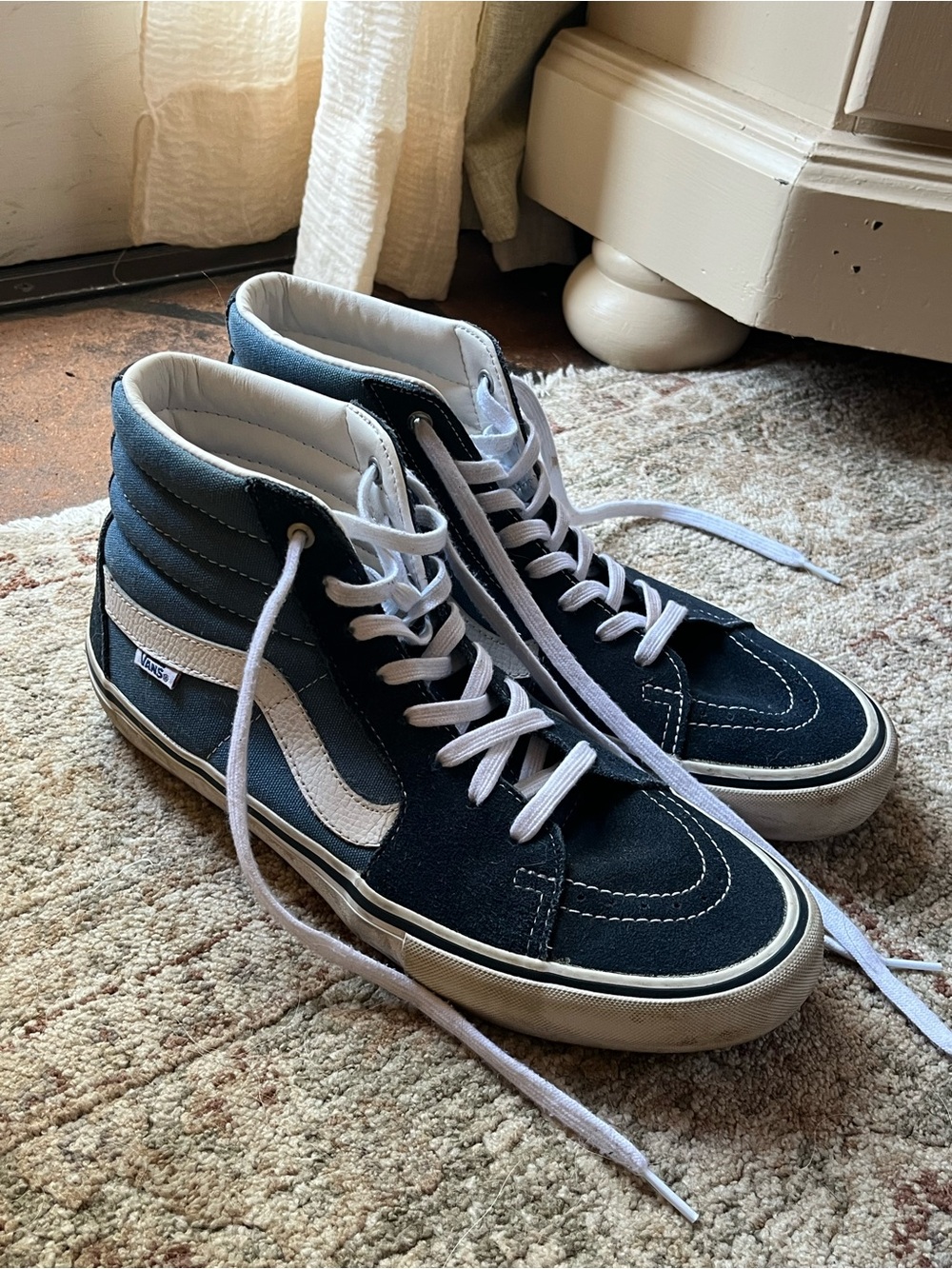 Vans Sk8-Hi Pro UltraCush Navy Blue Men’s High-Top Skate Sneakers